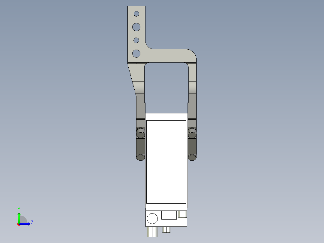 德克斯TUNKERS气缸数模V_50_1_A11_T12_135_GRAD_TUENKERS左视图