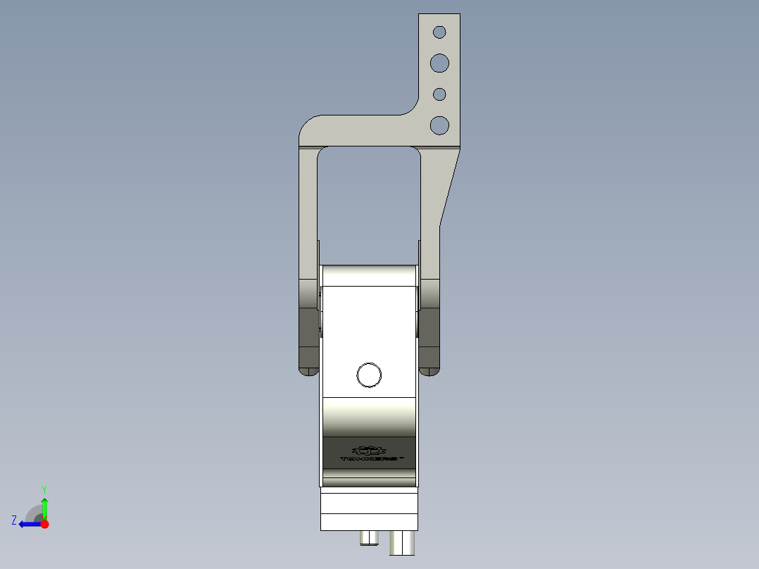 德克斯TUNKERS气缸数模V_50_1_A11_T12_135_GRAD_TUENKERS右视图