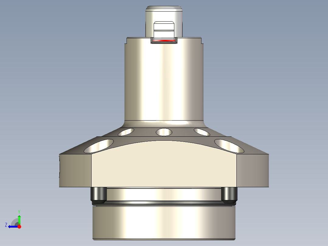 KOSMEKSFA3000-M2N-140-H55多系列多零件图纸模型多系列多零件图纸模型右视图