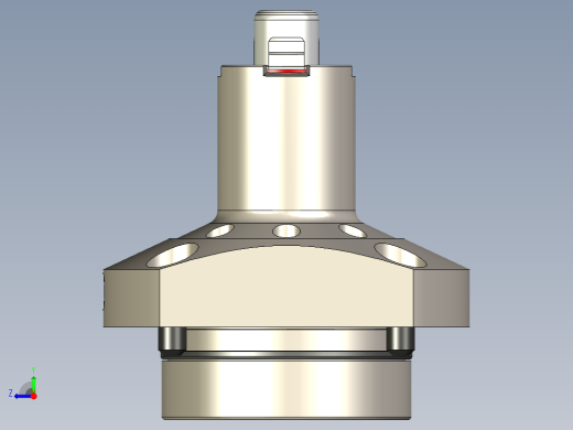 KOSMEKSFA3000-M2N-140-H55多系列多零件图纸模型多系列多零件图纸模型右视缩略图