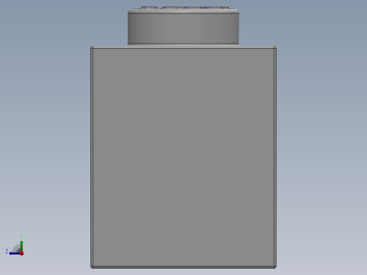 乐高套装 4421基本积木-300901 White Brick 1 x 6.SLDPRT右视缩略图