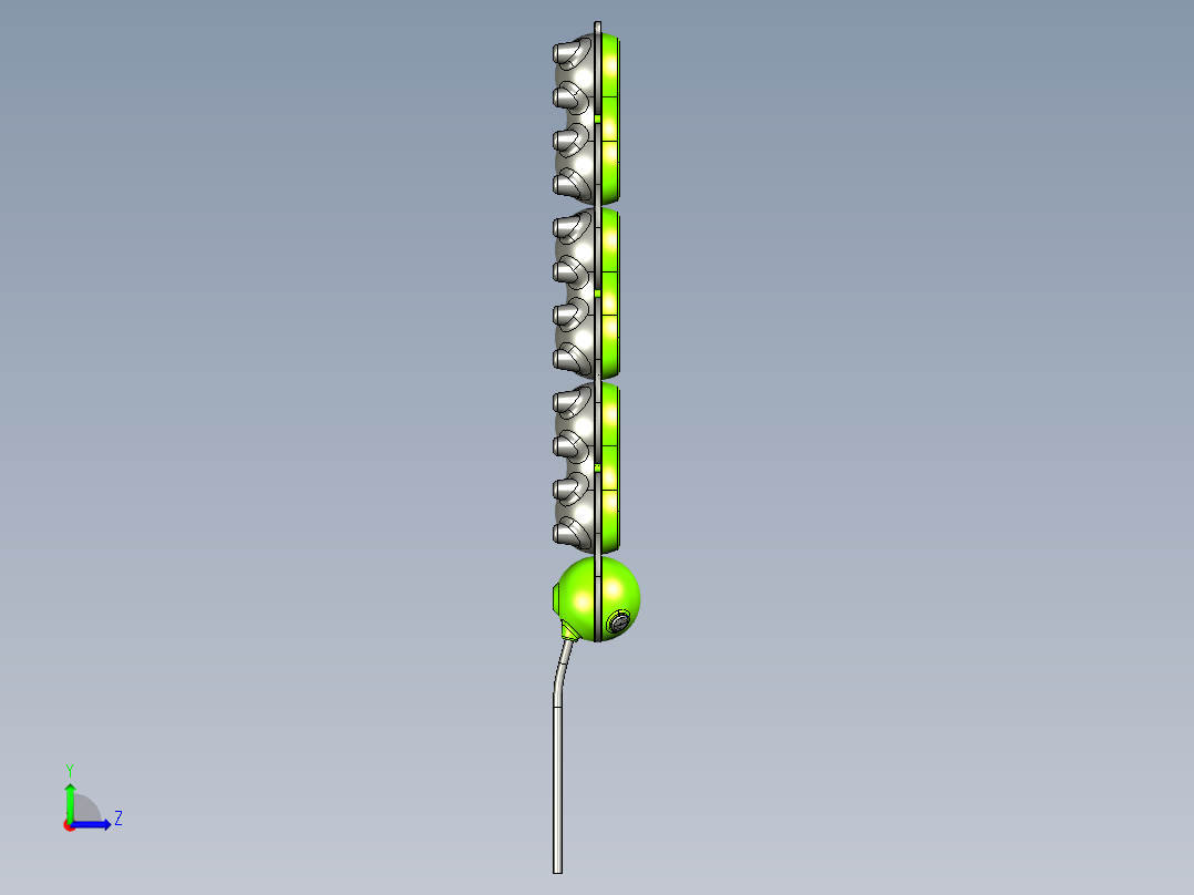 芋虫创意插座 STP左视图