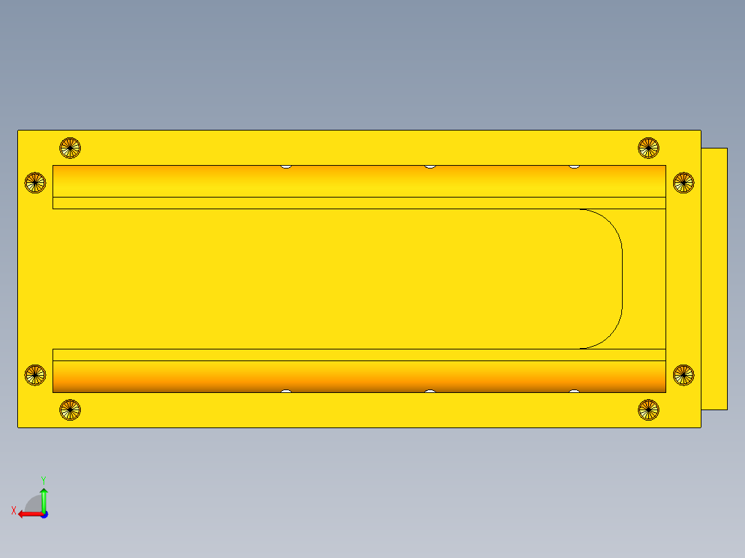 电动自定心虎钳后视图