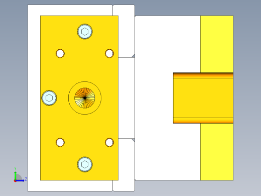 电动自定心虎钳左视缩略图