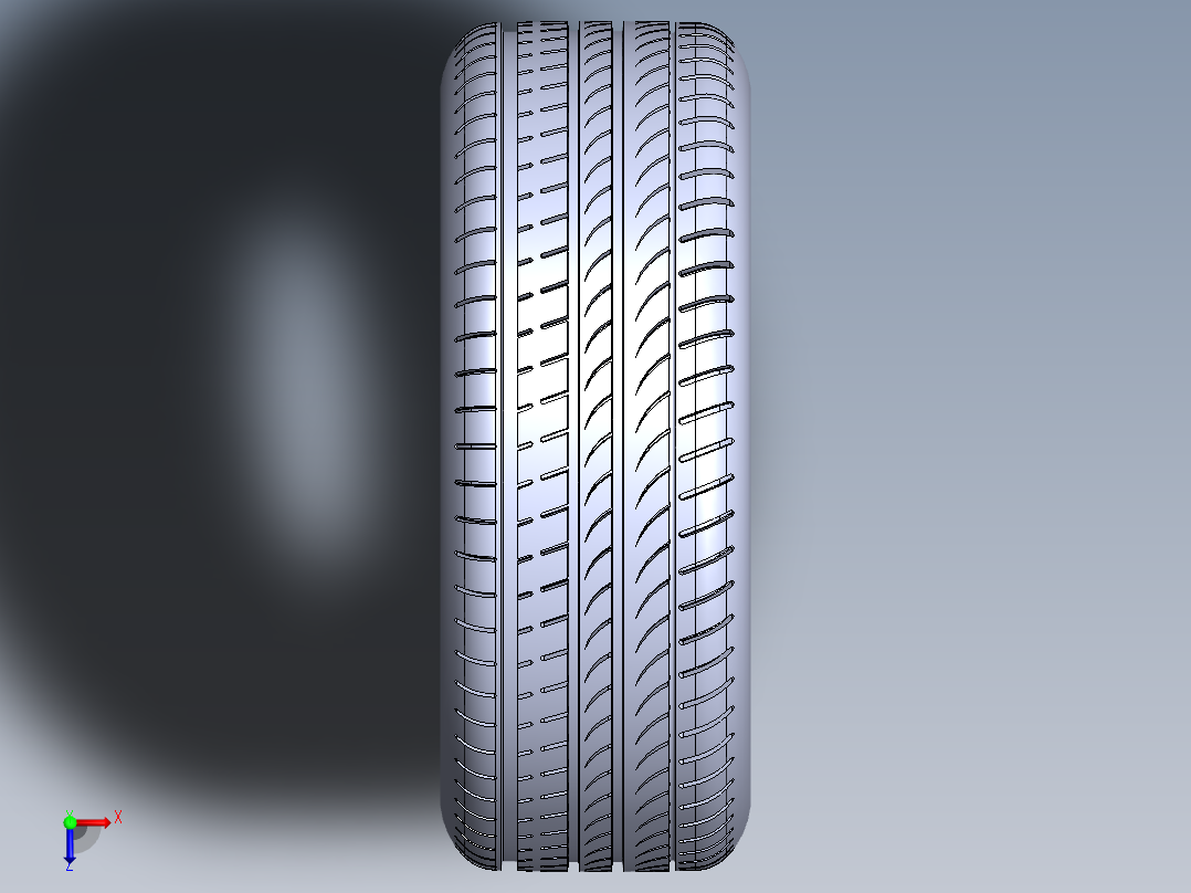 轮胎、车轮、轮毂(9)俯视图