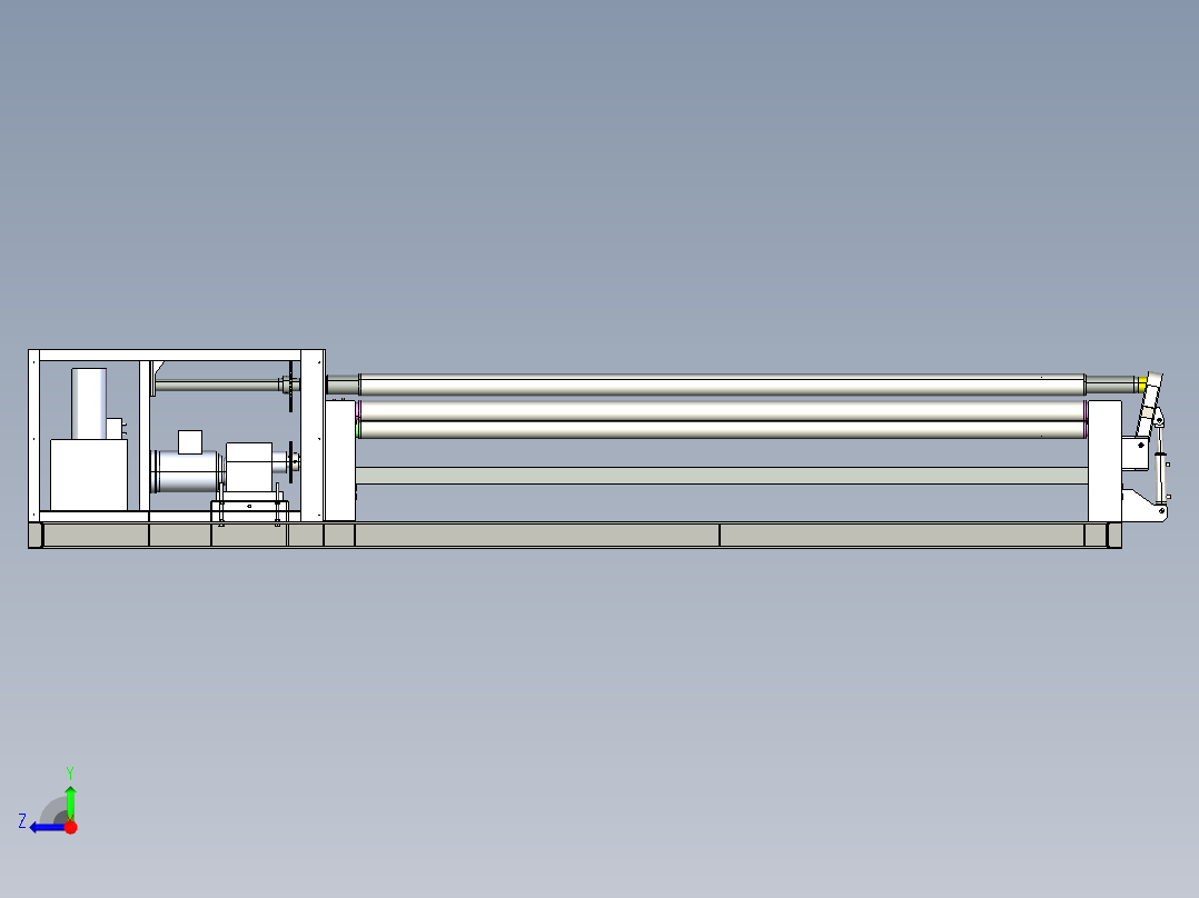 B3004111-10英尺自动卷绕机右视图