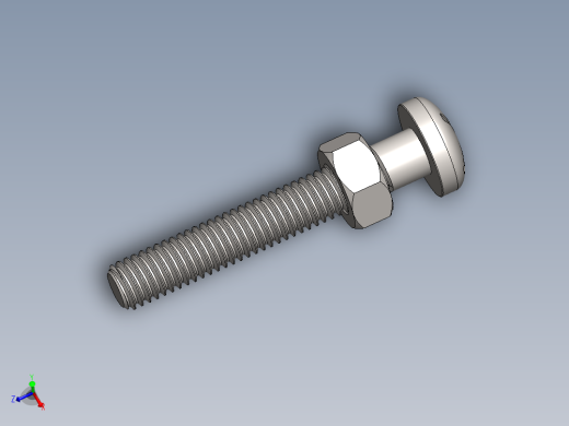 M6 x 1.0螺母和螺栓