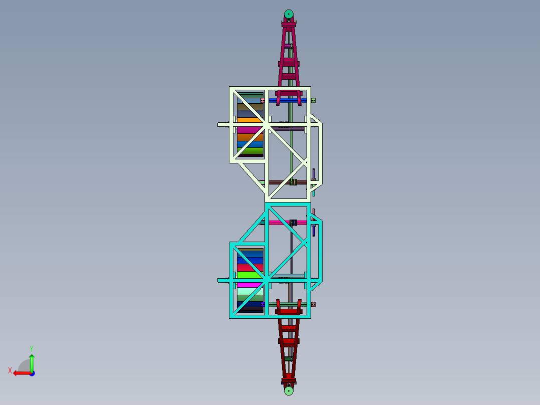 污水泵站用污泥提升系统后视图