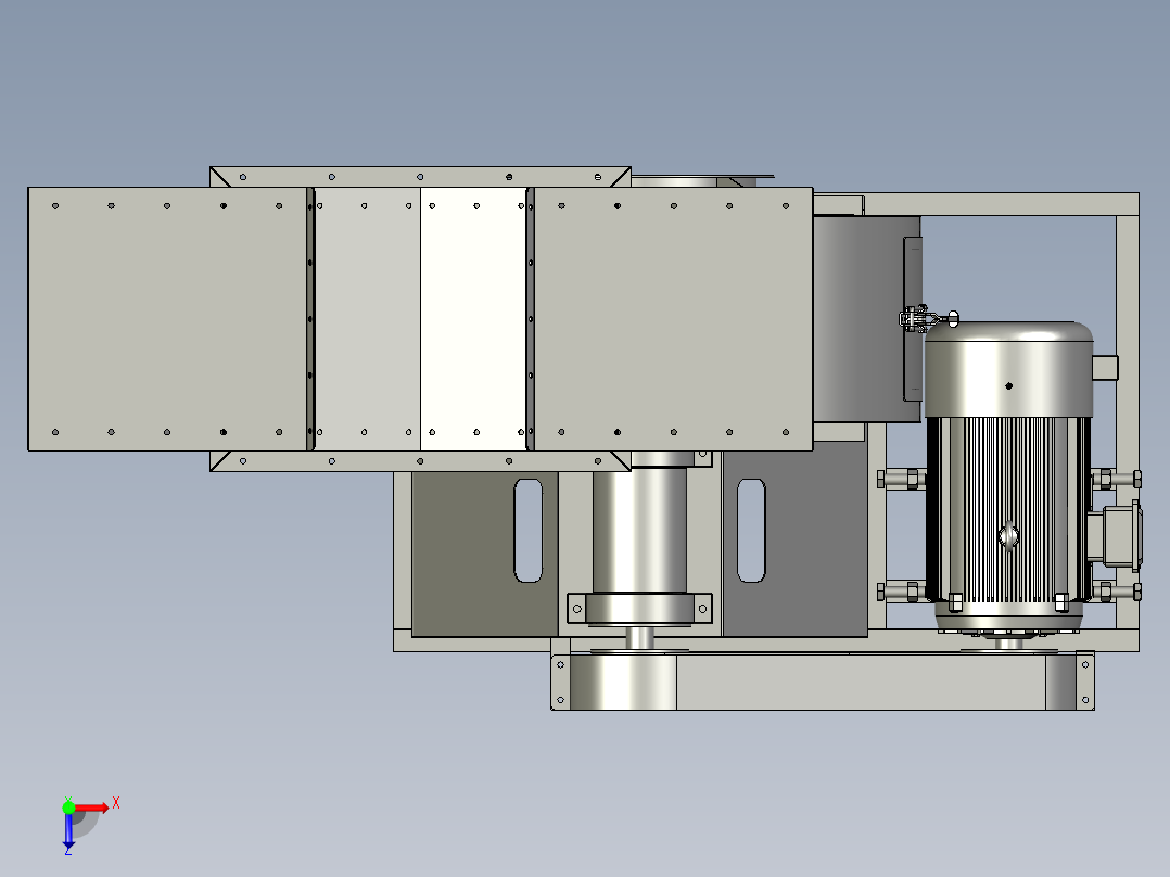 TFDF-透浦式风机俯视图