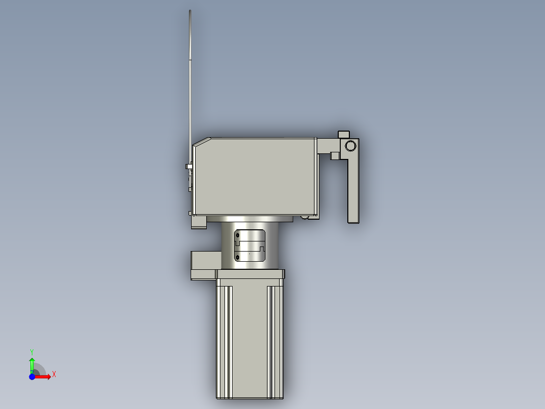 2002超声波设备输送线机构-02前视图