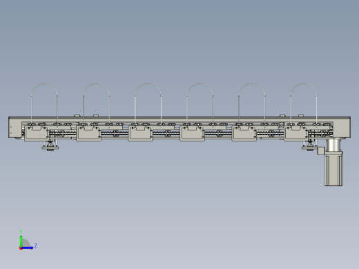 2002超声波设备输送线机构-02左视缩略图