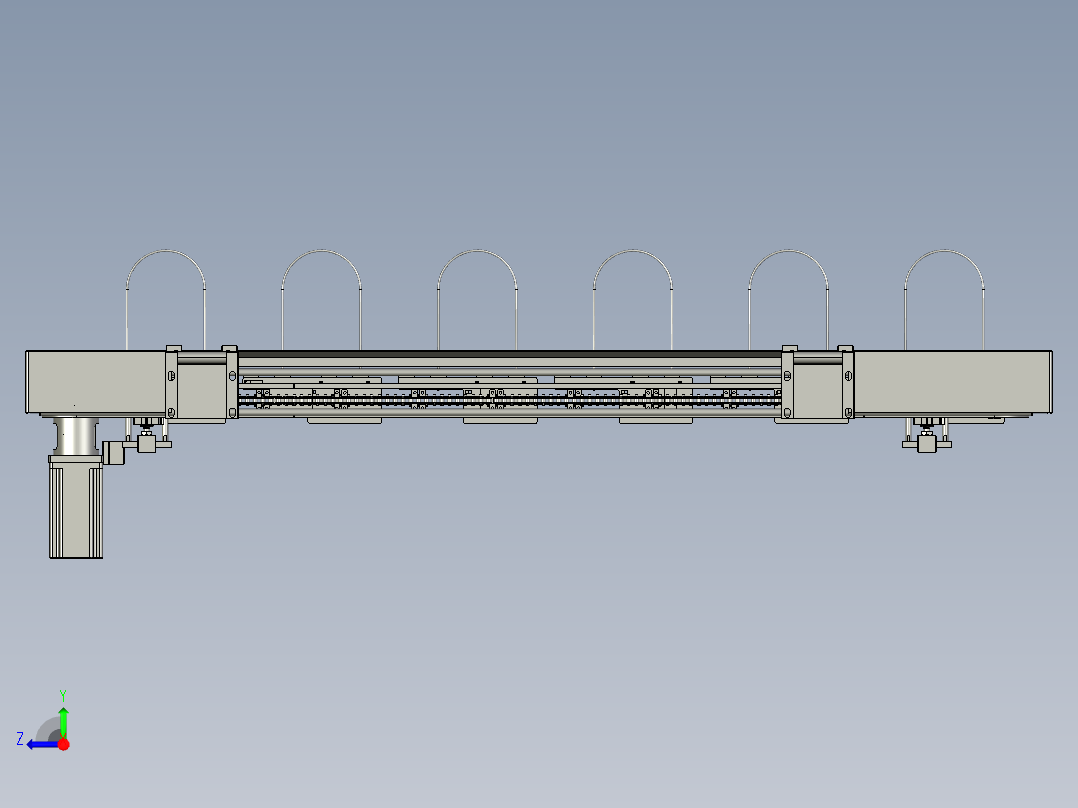 2002超声波设备输送线机构-02右视图