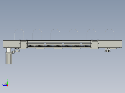 2002超声波设备输送线机构-02右视缩略图