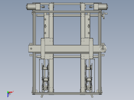 工字封箱机总成俯视缩略图