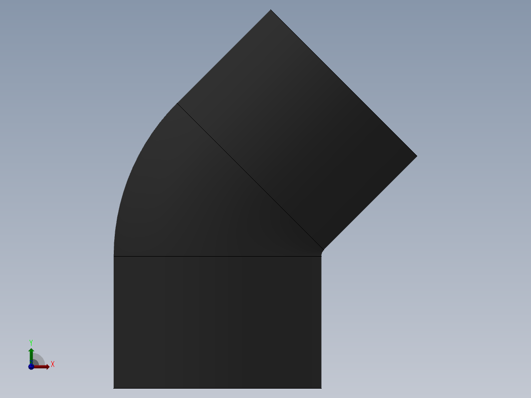 ELBOW_DN15_PN10_U-PVC_0前视图