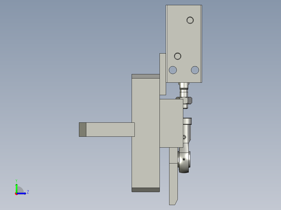 210420空盘分离机构左视图