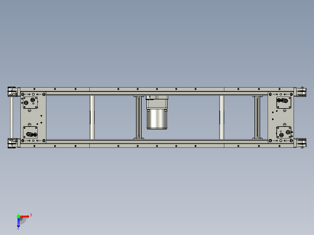 AB-0406-06-04A-A治具输送机构俯视图