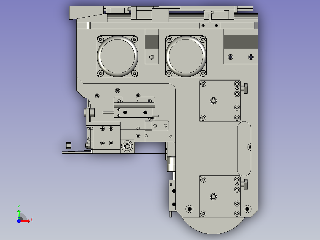 热成型丝印成型设备产线设计-剥膜机构-V1前视图