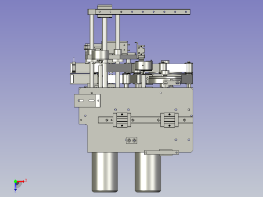 热成型丝印成型设备产线设计-剥膜机构-V1俯视缩略图
