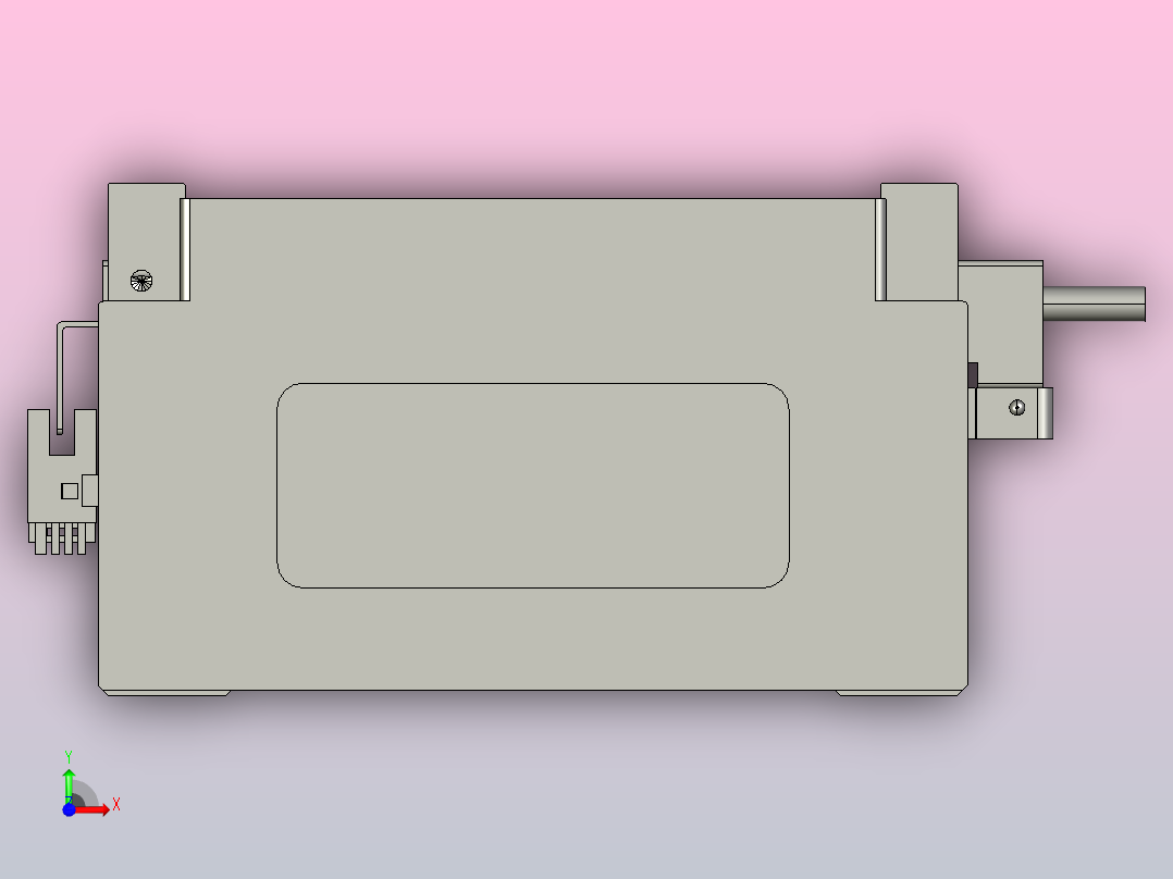 直驱直线电机轴TPA-LNP3-170-75C2-1-L1320-3-C-10-N3前视图