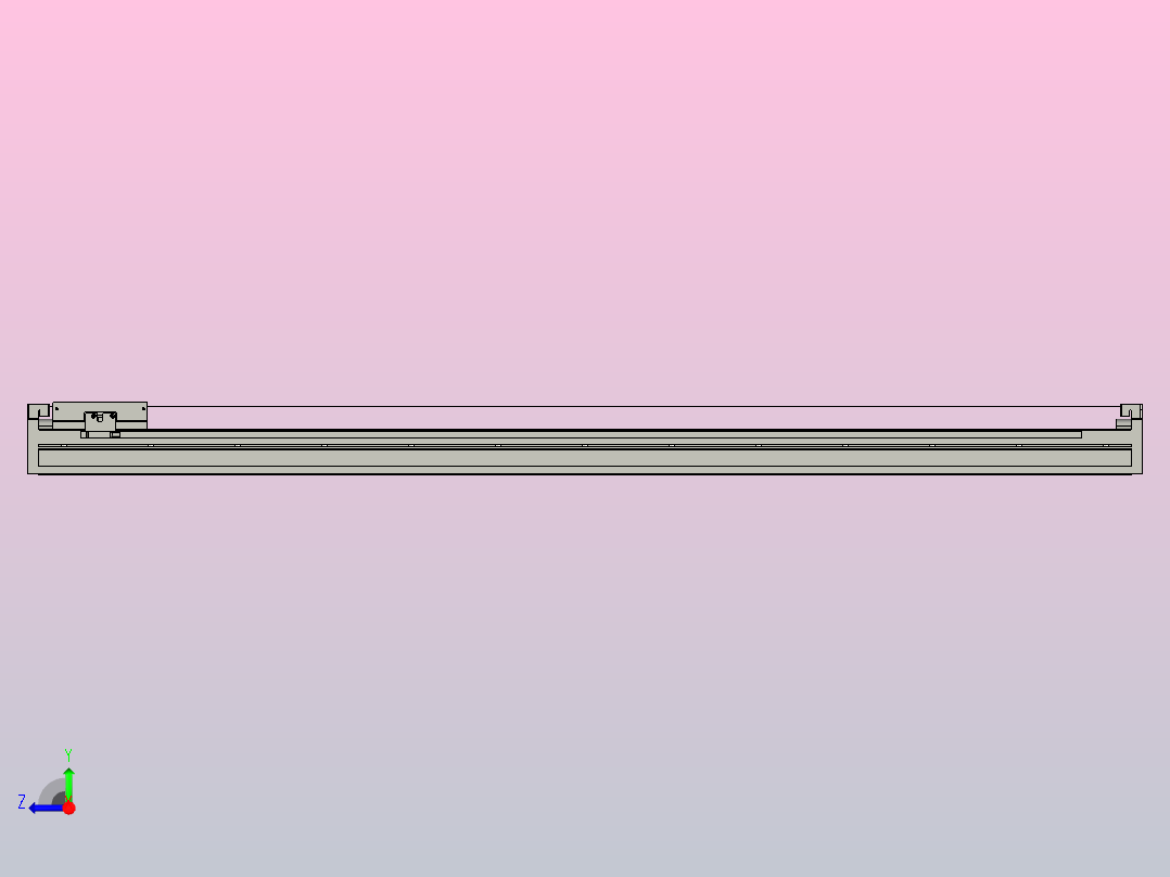 直驱直线电机轴TPA-LNP3-170-75C2-1-L1320-3-C-10-N3右视图
