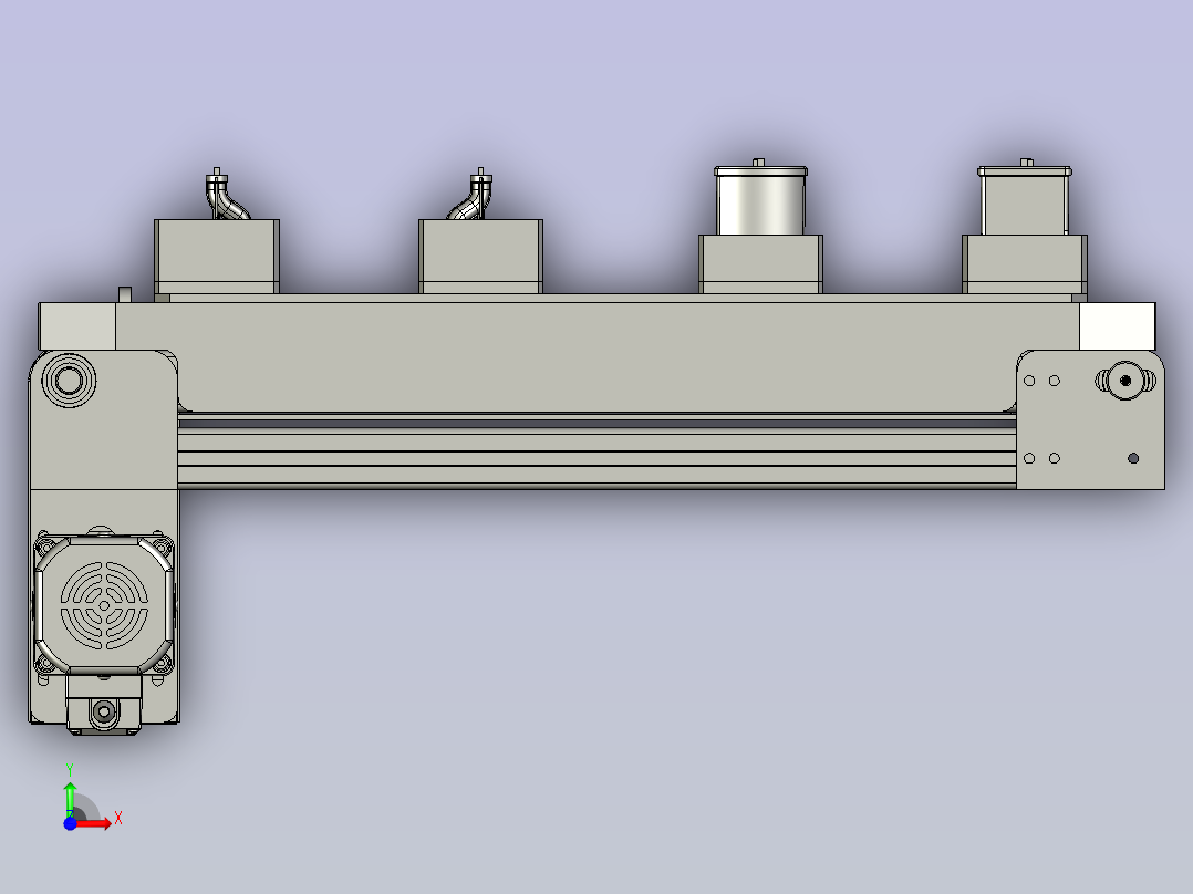 BK升降A110-03-000单输送带前视图