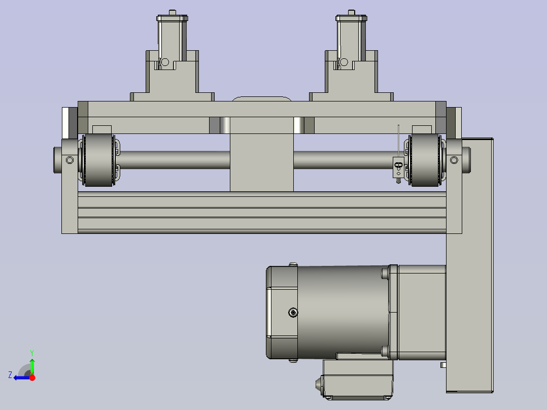 BK升降A110-03-000单输送带右视图