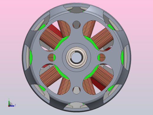 直流电机左视缩略图