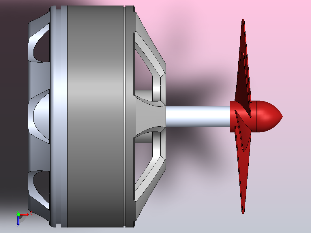 直流电机俯视图