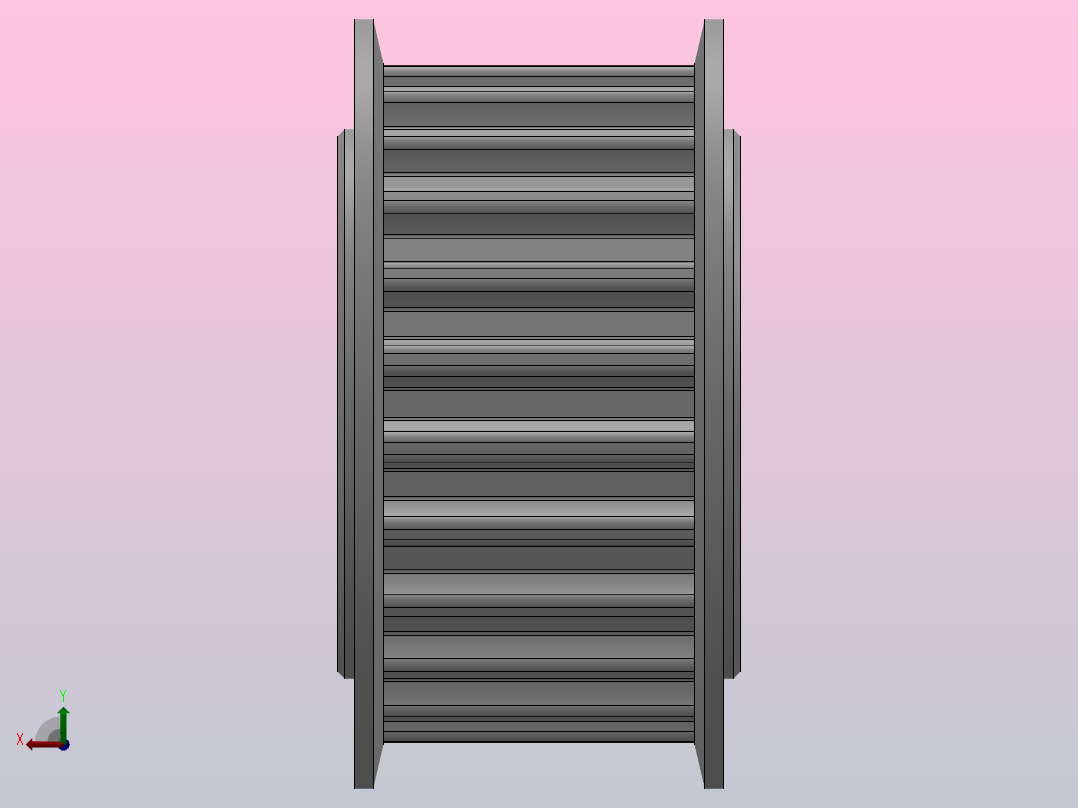 标准型半圆弧形齿同步带轮S5M型_SS5MHC-24-15-dc10-A后视图