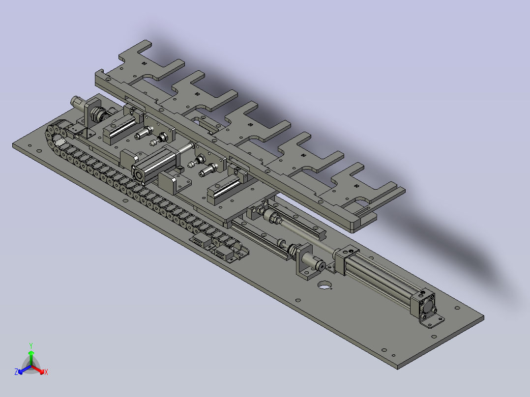 030000拨料部件主视图