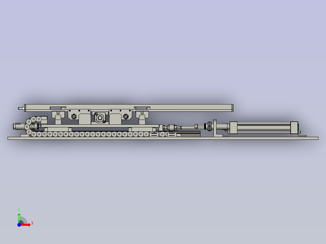 030000拨料部件前视图