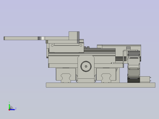 030000拨料部件左视缩略图