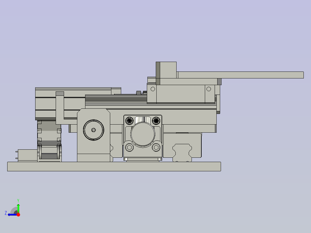 030000拨料部件右视图