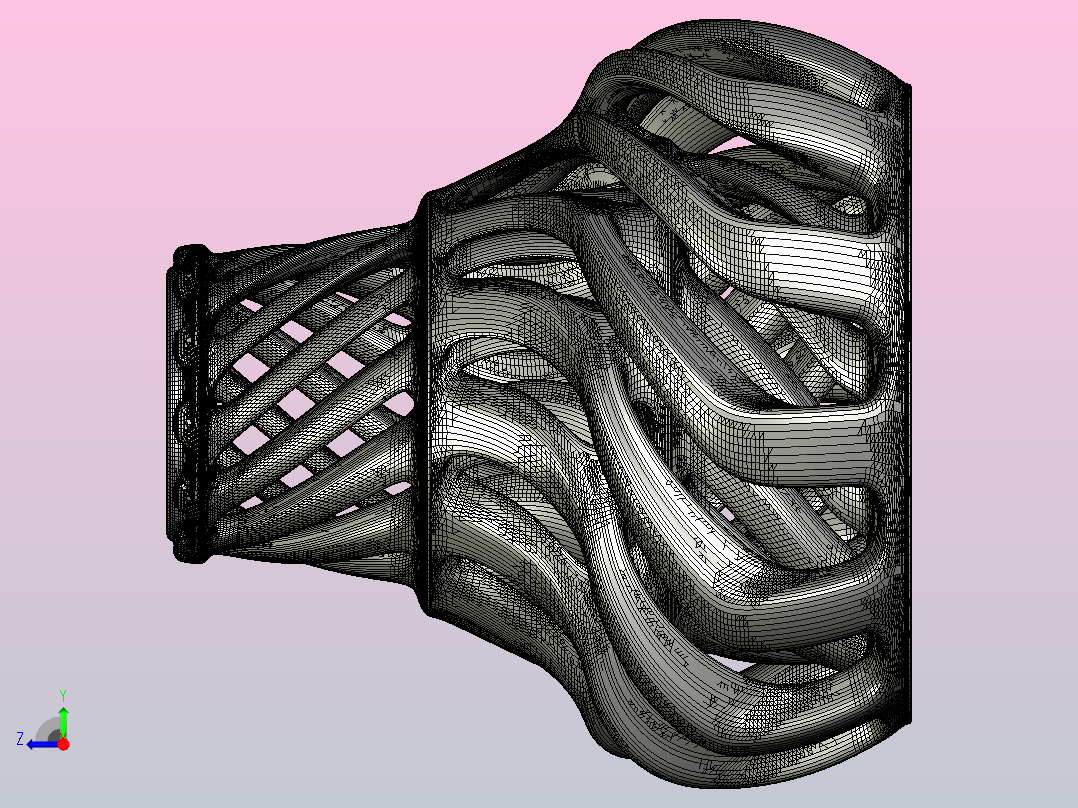 涡环花瓶右视图