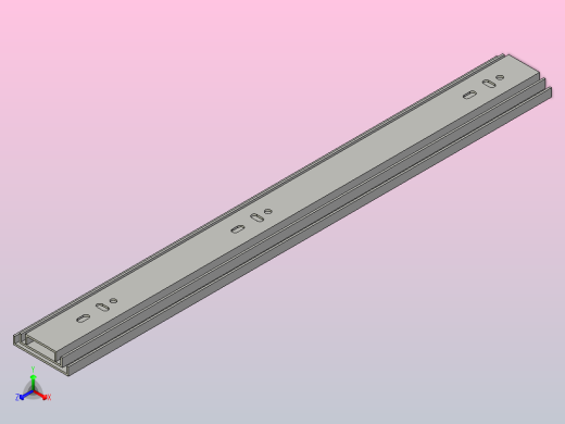 3节45宽标准滑轨[DSNTN45-400-A]抽屉滑轨