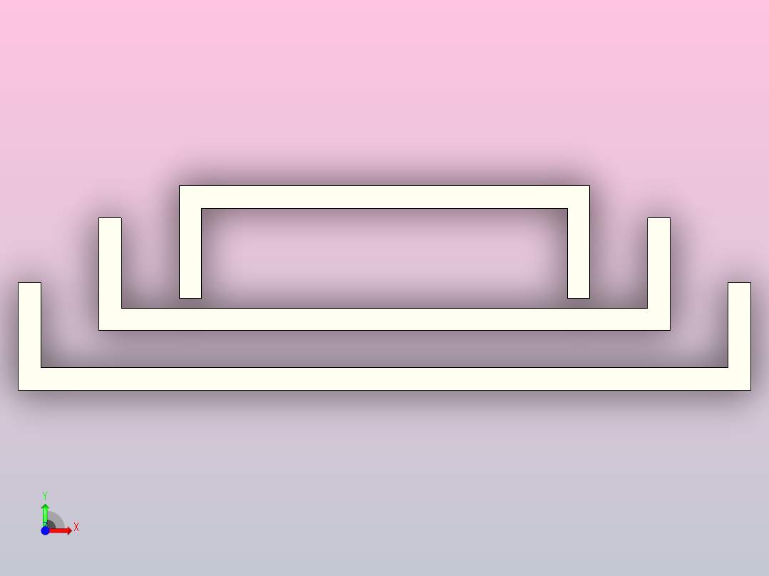 3节45宽标准滑轨[DSNTN45-400-A]抽屉滑轨前视图