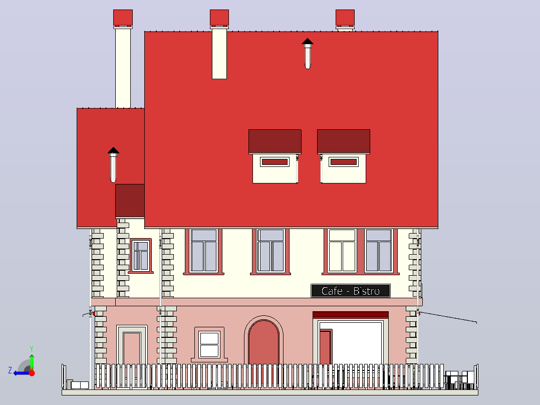 住宅4右视图
