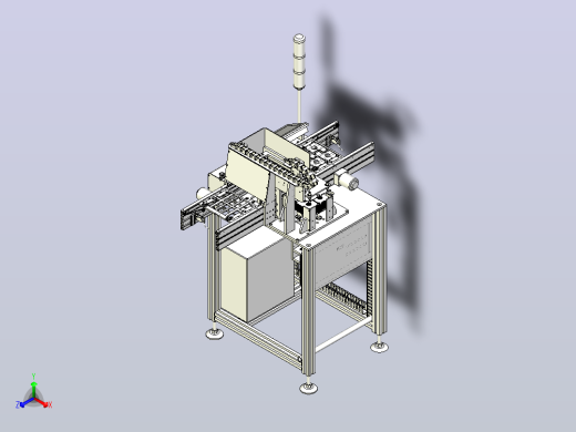 一款PCB自动放置机3D图纸