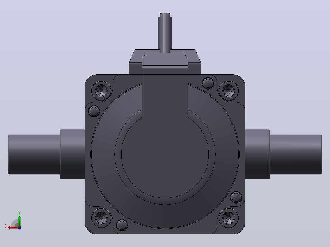 标准伺服电动缸DMC60-T03(400W伺服电机+80减速机)[DMC60-T03-L05-300-D010-K0400S3-P7]后视图