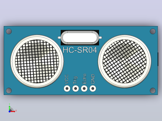 HC-SR04 -超声波测距传感器前视缩略图