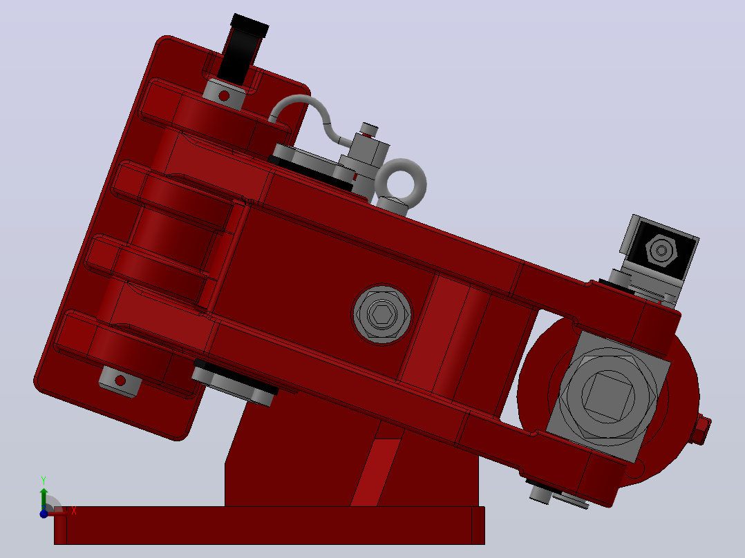 SBD-A安全制动器_SBD160-A-1000×30ⅠRL.WL.CL前视图