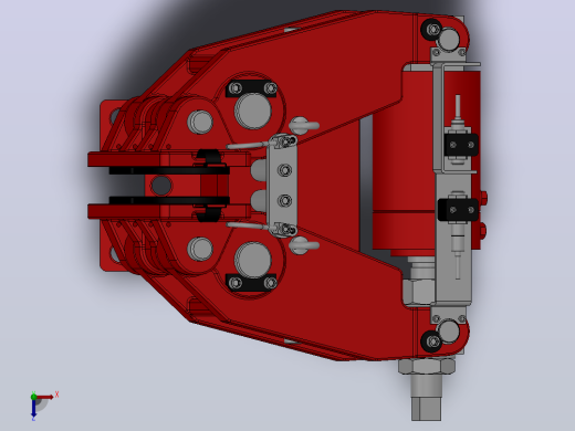 SBD-A安全制动器_SBD160-A-1000×30ⅠRL.WL.CL俯视缩略图