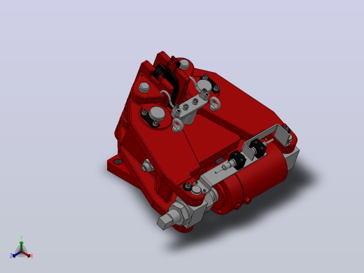 SBD-A安全制动器_SBD160-A-1000×30ⅠRL.WL.CL正等轴测缩略图