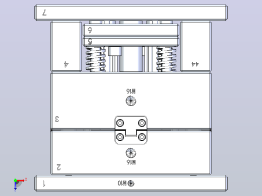 咖啡机PCB板固定盒俯视缩略图