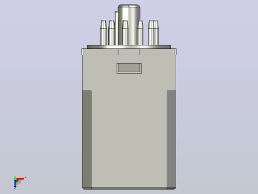 JQX-10F_3Z电磁继电器三维模型202203俯视缩略图