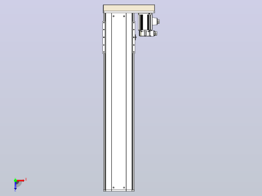 日规模组半封闭丝杆TPA-HNR-220D-3210C-L900-ML-Y-P1K-N3俯视缩略图