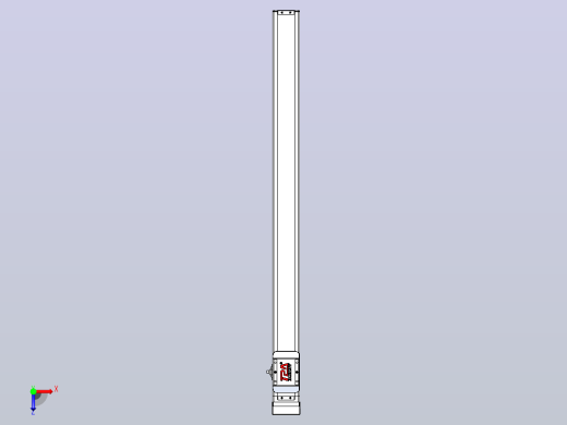 滚珠丝杠直线轴带导轨全封闭TPA-HCR-65S-1610C-L800-MP-C-P10-N3俯视缩略图