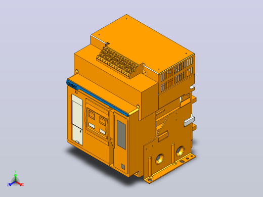 NXA20FN_H08-16-3P固定万能式断路器三维模型202208