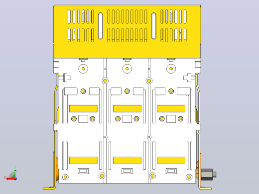 NXA20FN_H08-16-3P固定万能式断路器三维模型202208后视缩略图